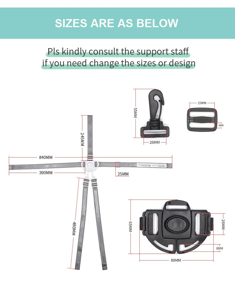 ZA-149a()_02Adjustable Harness Baby Safety Strap Belt for Stroller ZA-149a()_02Adjustable Harness Baby Safety Strap Belt for Stroller